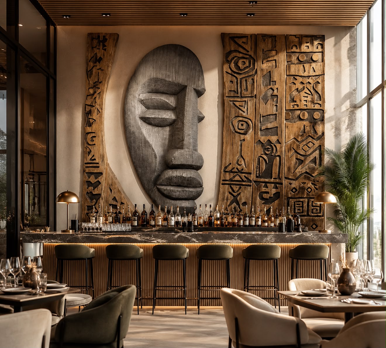 Spirit of Africa - Bar / Restaurant by Ubuntu Interior
